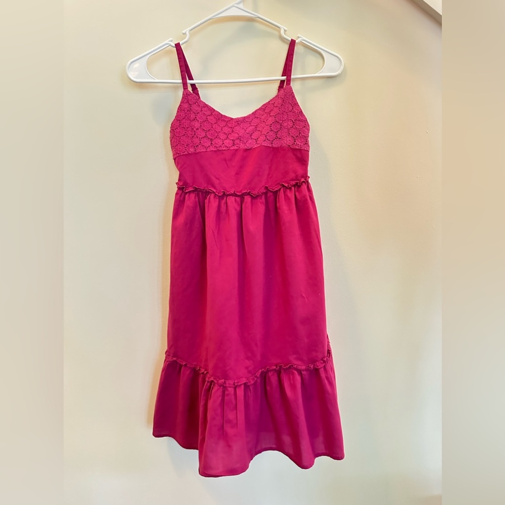 Old Navy summer dress- bright and happy pink!